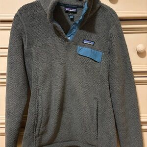 Patagonia Gray Fleece Pullover